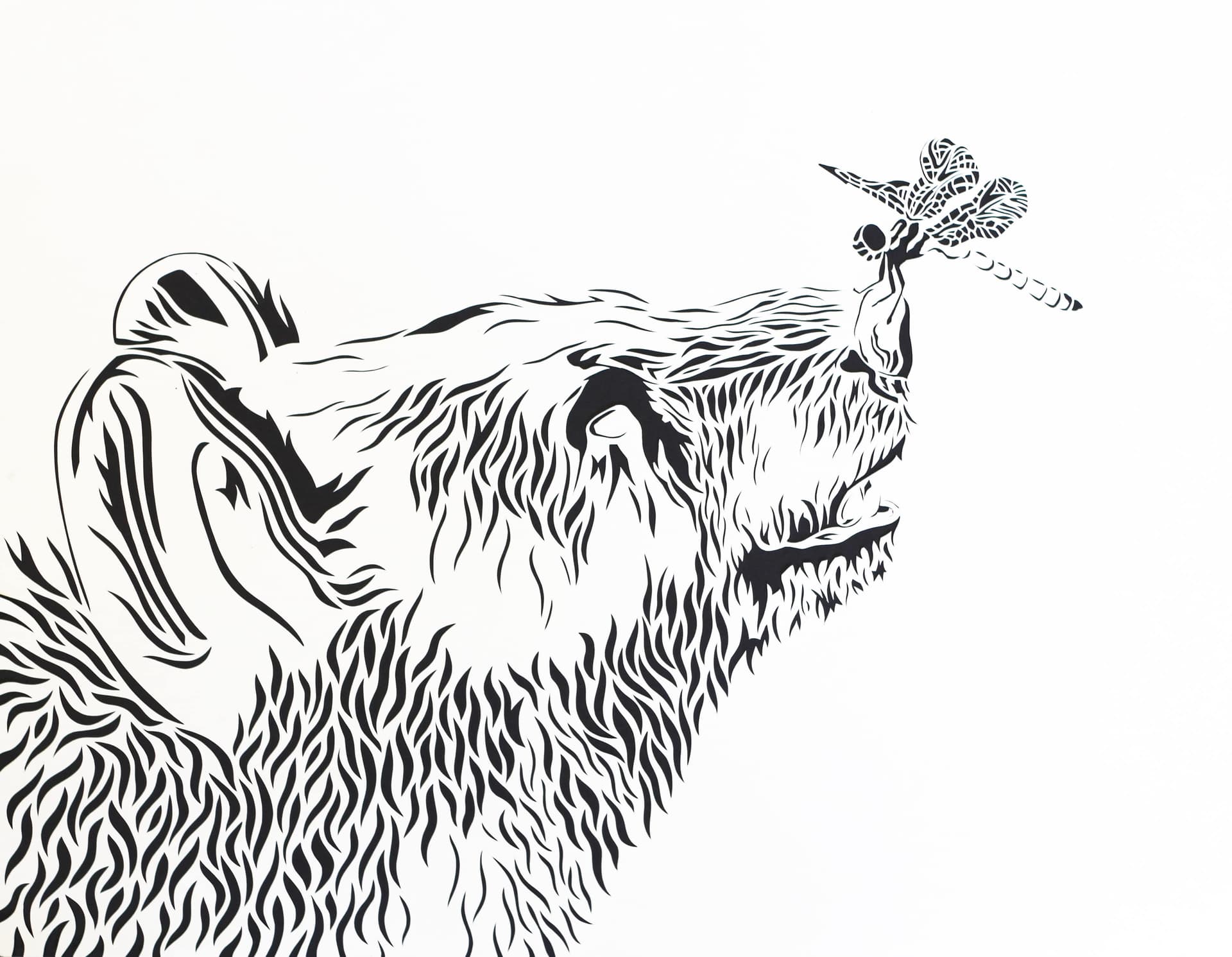 Bear & Dragonfly